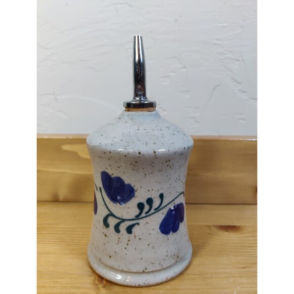 Vtg Great Bay Pottery USA Handmade Ceramic Oil 6" Bottle Never Used! - Picture 4 of 8